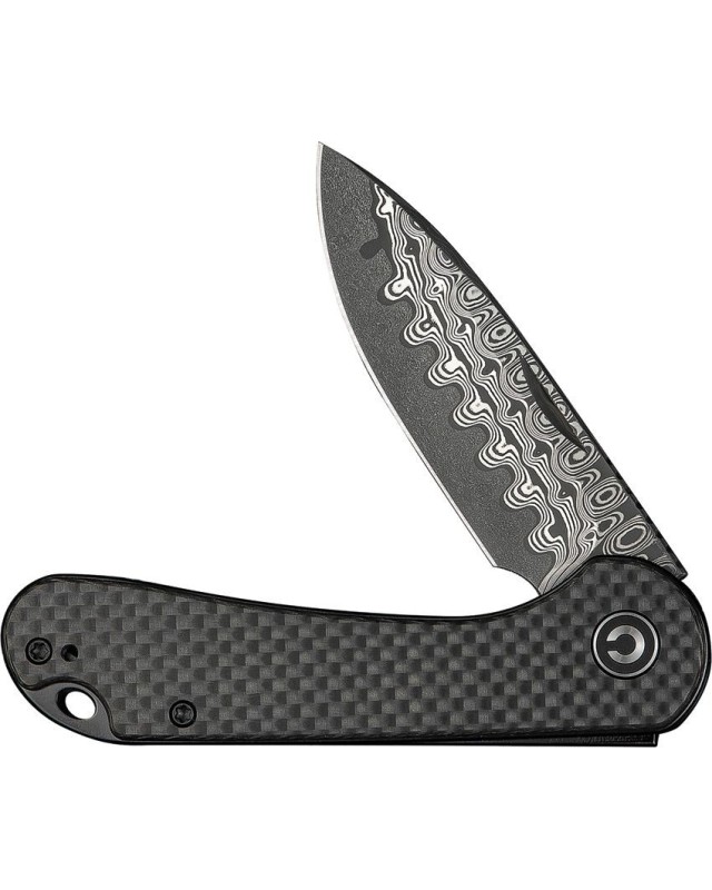 Elementum Slip Joint Damascus stainless steel Carbon Fiber handle Elementum Slip Joint Damascus stainless steel Carbon Fiber handle