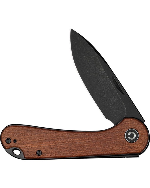 Elementum Slip Joint 14C28N stainless steel blackwash finish blade Guibourtia wood handle Elementum Slip Joint 14C28N stainless steel blackwash finish blade Guibourtia wood handle