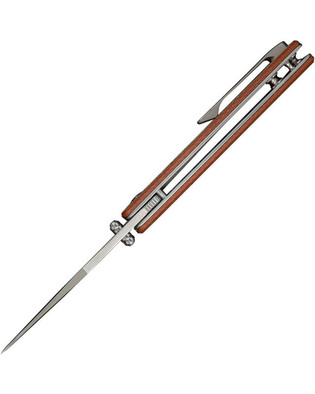 Clingman Nitro-V steel satin finish Linerlock brown micarta handle Clingman Nitro-V steel satin finish Linerlock brown micarta handle