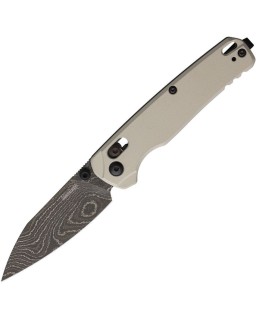 Bel Air Damascus steel Bright Nickel Cerakote aluminium handle DuraLock KS6105DAM