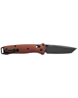 Bailout CPM-MagnaCut steel Battlewash finish burnt orange aluminium handle