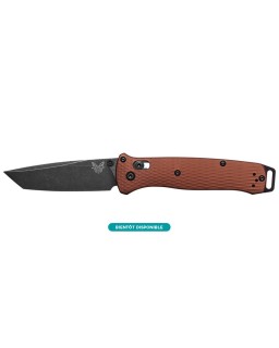 Bailout CPM-MagnaCut steel Battlewash finish burnt orange aluminium handle