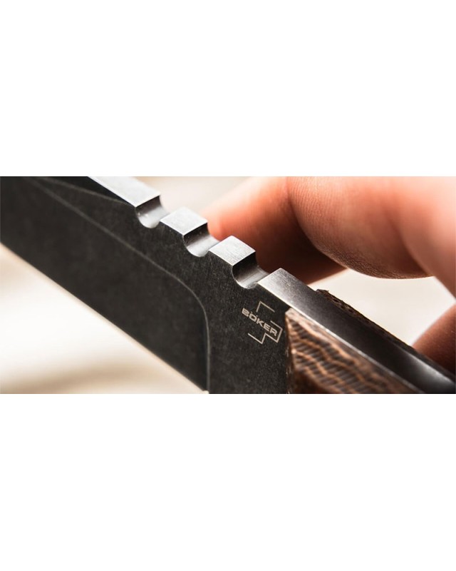 Thicker Clipper full tang blackwash D2 steel canva micarta black kydex sheath Thicker Clipper full tang blackwash D2 steel canva micarta black kydex sheath
