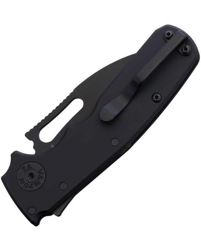 shark-Cub Slicer Shark-Lock CPM-20CV premium steel black DLC coated blade finish black aluminium handle shark-Cub Slicer Shark-Lock CPM-20CV premium steel black DLC coated blade finish black aluminium handle