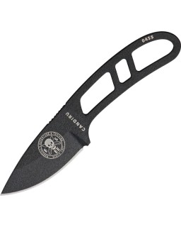 ESEE Candiru Fixed Blade Black 1095HC Black without Kit ESEECANB