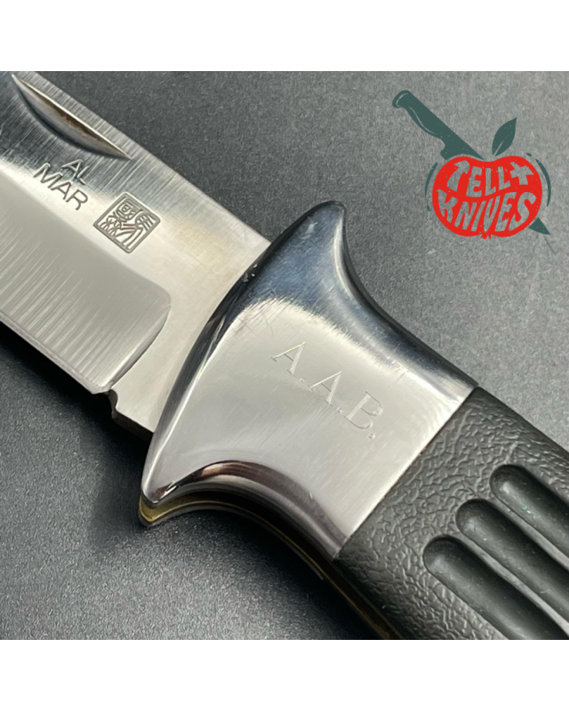 Vintage Military AL MAR SERE 3003 Marine Corps AAB AUS6-A steel Kraton handle brass medallions SEKI Japan