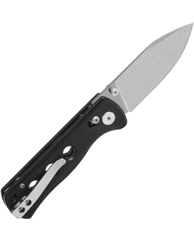 Canary folding knife 14C28N steel stonewash finish blade Glyde Lock black G10 handle Canary folding knife 14C28N steel stonewash finish blade Glyde Lock black G10 handle