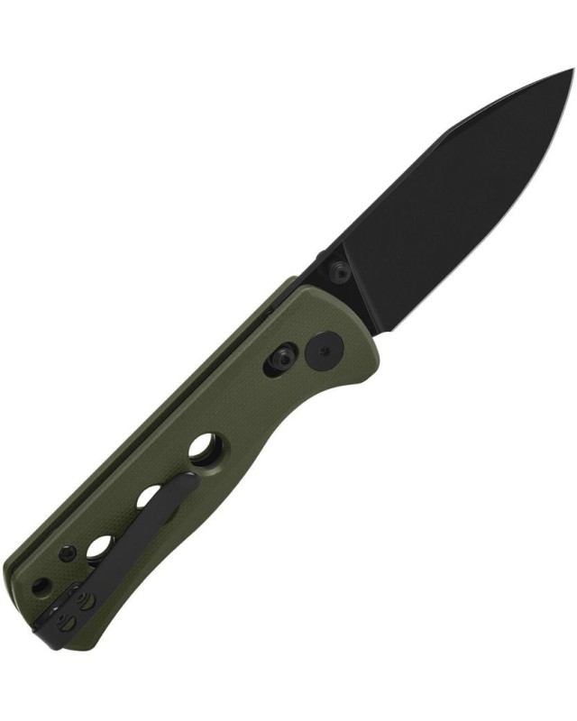 Canary folding knife 14C28N steel black finish blade Glyde Lock OD green G10 handle Canary folding knife 14C28N steel black finish blade Glyde Lock OD green G10 handle