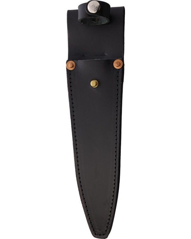 Von Tempsky Fighter High Carbon steel full tang blade wood handle black leather sheath Von Tempsky Fighter High Carbon steel full tang blade wood handle black leather sheath