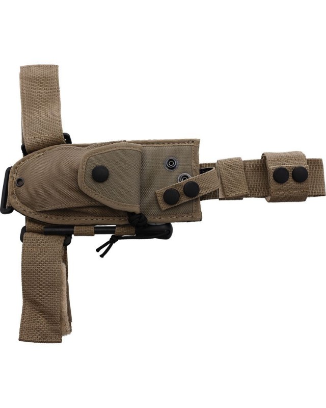 Selvans Expeditions full tang N690 steel blackwash finish tan Forprene handle fire steel