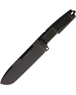 Ontos 2 Full Tang S600 steel MIL-C-13924 black finish black forprene handle green sheath