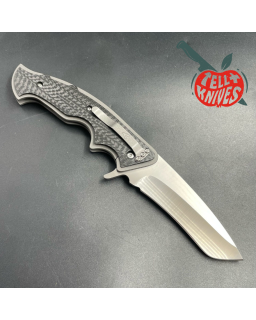 Greg Lightfoot Full Contact tactical folder BG-42 steel hand polished blade finish Titanium handle carbon fiber overlay