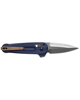 Lowden M390 premium steel stonewash finish blue aluminium handle flipper AXIS lock
