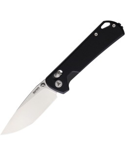 168L Ambi Lock D2 steel satin finish black G10 handle