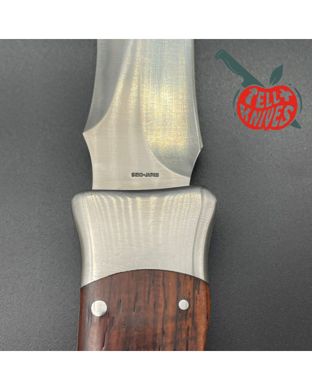 1988 Collector SOG Tomcat 440C blade steel cocobolo wood handle SEKI Japan 1988 Collector SOG Tomcat 440C blade steel cocobolo wood handle SEKI Japan