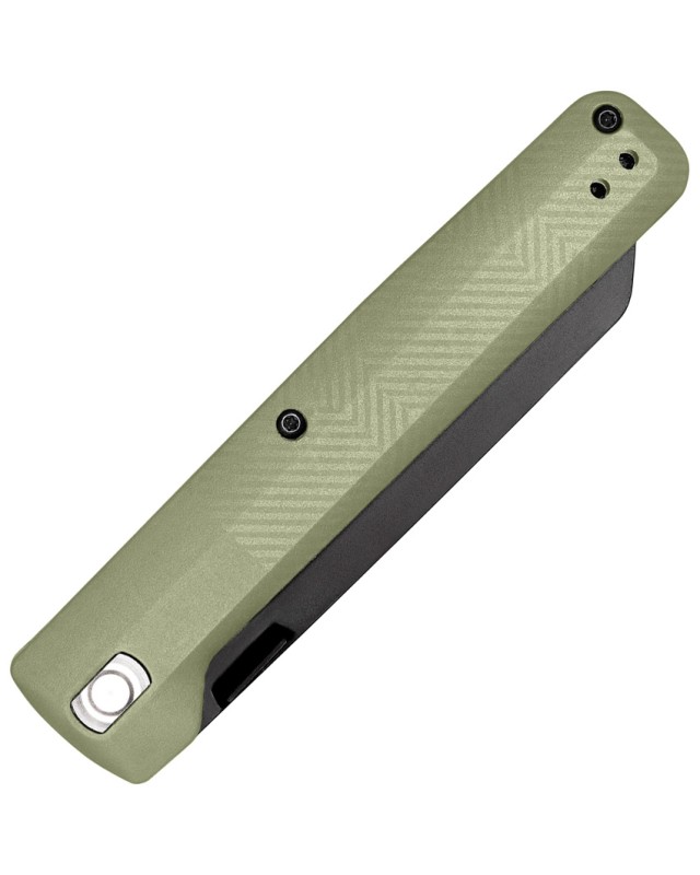 Gerber Tanto Pledge Linerlock Folding Knife Black 7Cr17Mov Steel Lichen Green Handle Gerber Tanto Pledge Linerlock Folding Knife Black 7Cr17Mov Steel Lichen Green Handle