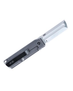 CRKT MinimalX Folding Knife 12C27 Steel Black Stonewash Handle