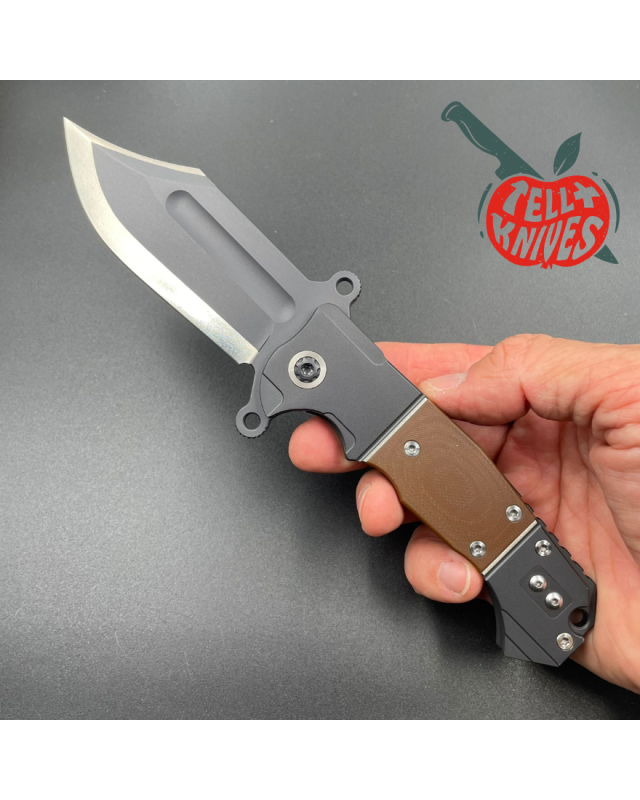 ADV Tactical Badlands Bowie 2 S35VN steel titanium handle G10 scales