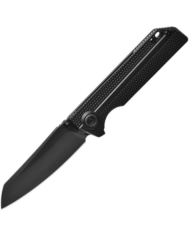 Oknife XEN-OAL S45VN steel black DLC coated blade framelock black aluminium handle flipper Ken Onion Design
