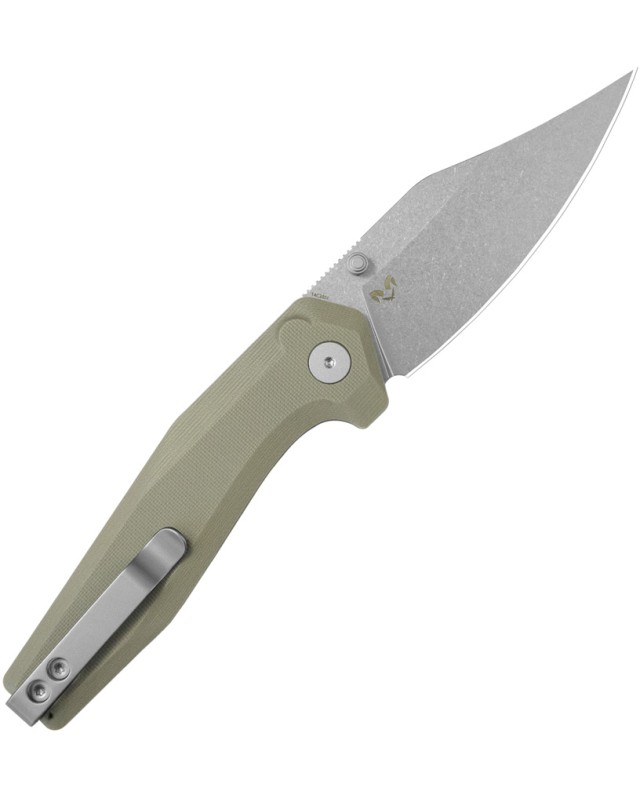 Kubey Hades Folding Knife  Sandvik 14C28N Steel  G10 Handle Kubey Hades Folding Knife  Sandvik 14C28N Steel  G10 Handle