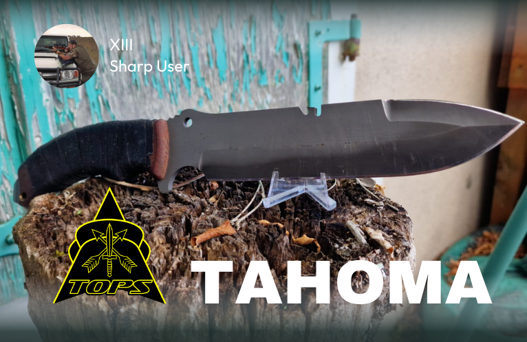 Tops Tahoma:  un couteau de camp redoutablement efficace